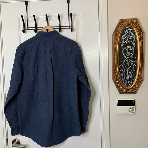 G.H.Bass&Co. L Blue Button Down Shirt - Picture 6 of 7